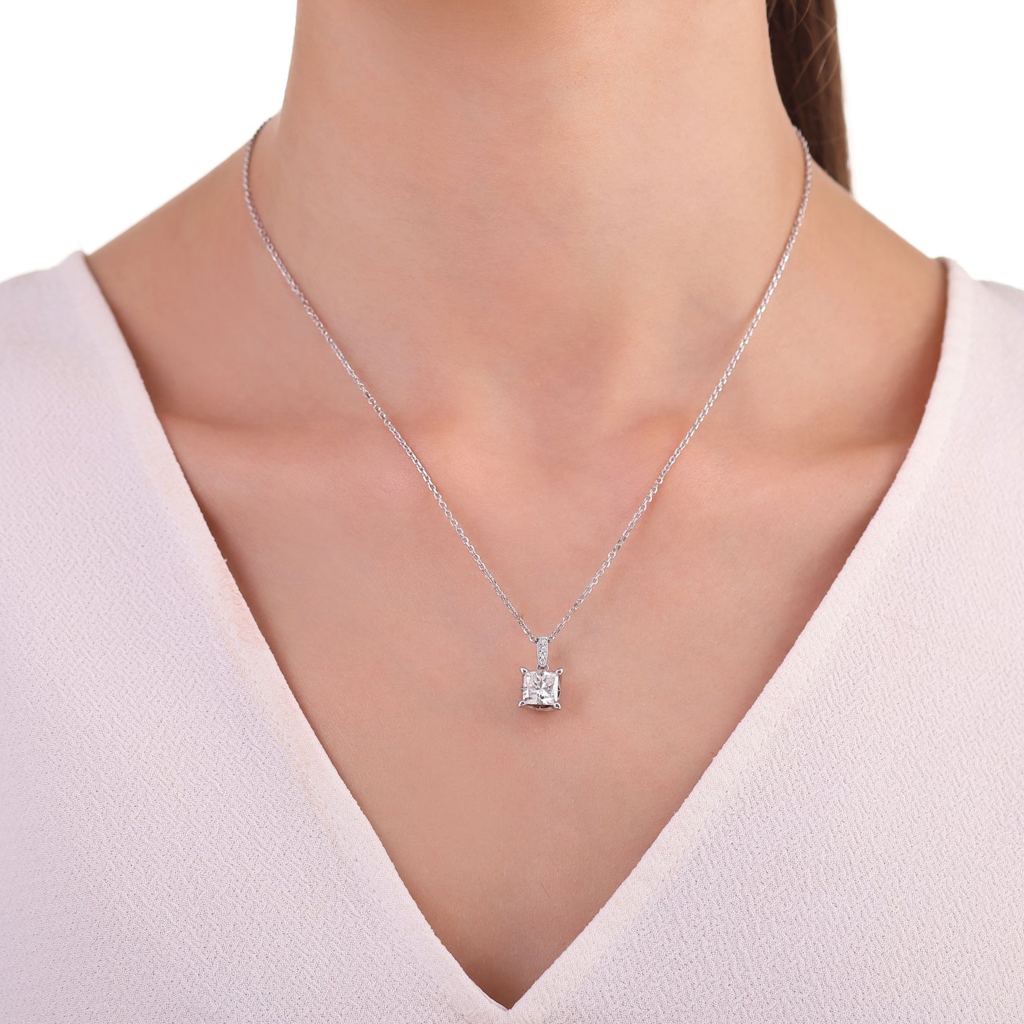 Princess Cut Necklace
