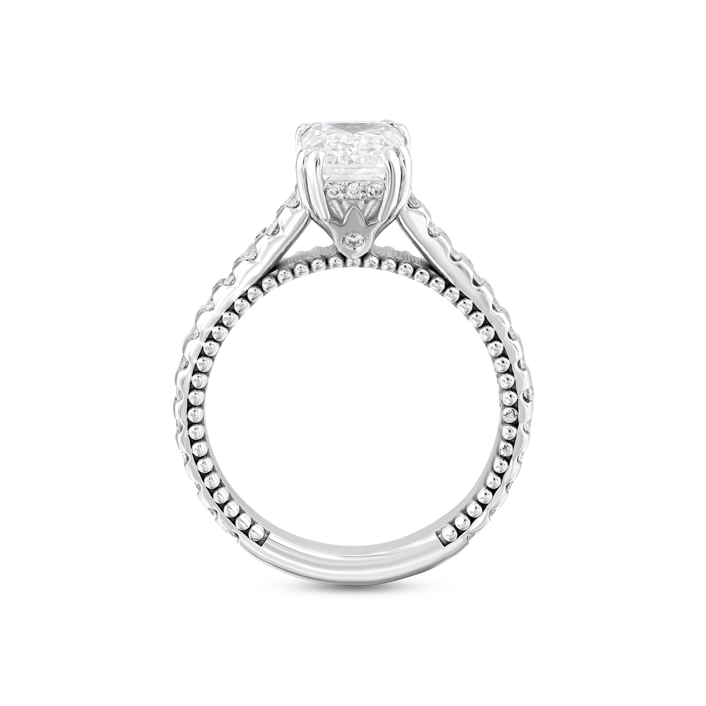 Fine Emerald Cut Engagement Ring