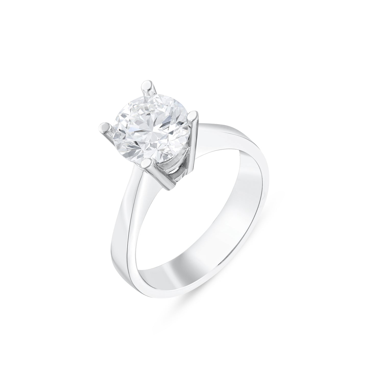 Luxury Round Cut Engagement Ring