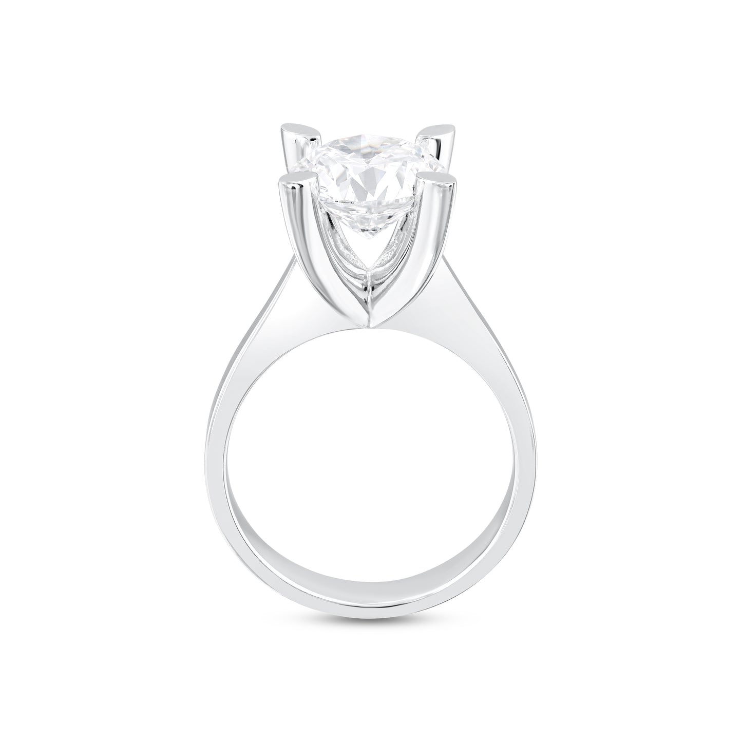 Basic Round Cut Engagement Ring