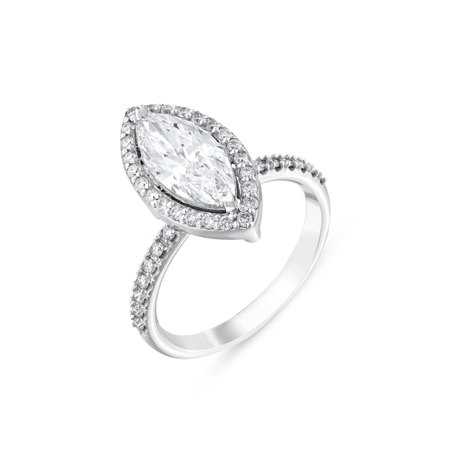 Marquise Cut Engagement Ring