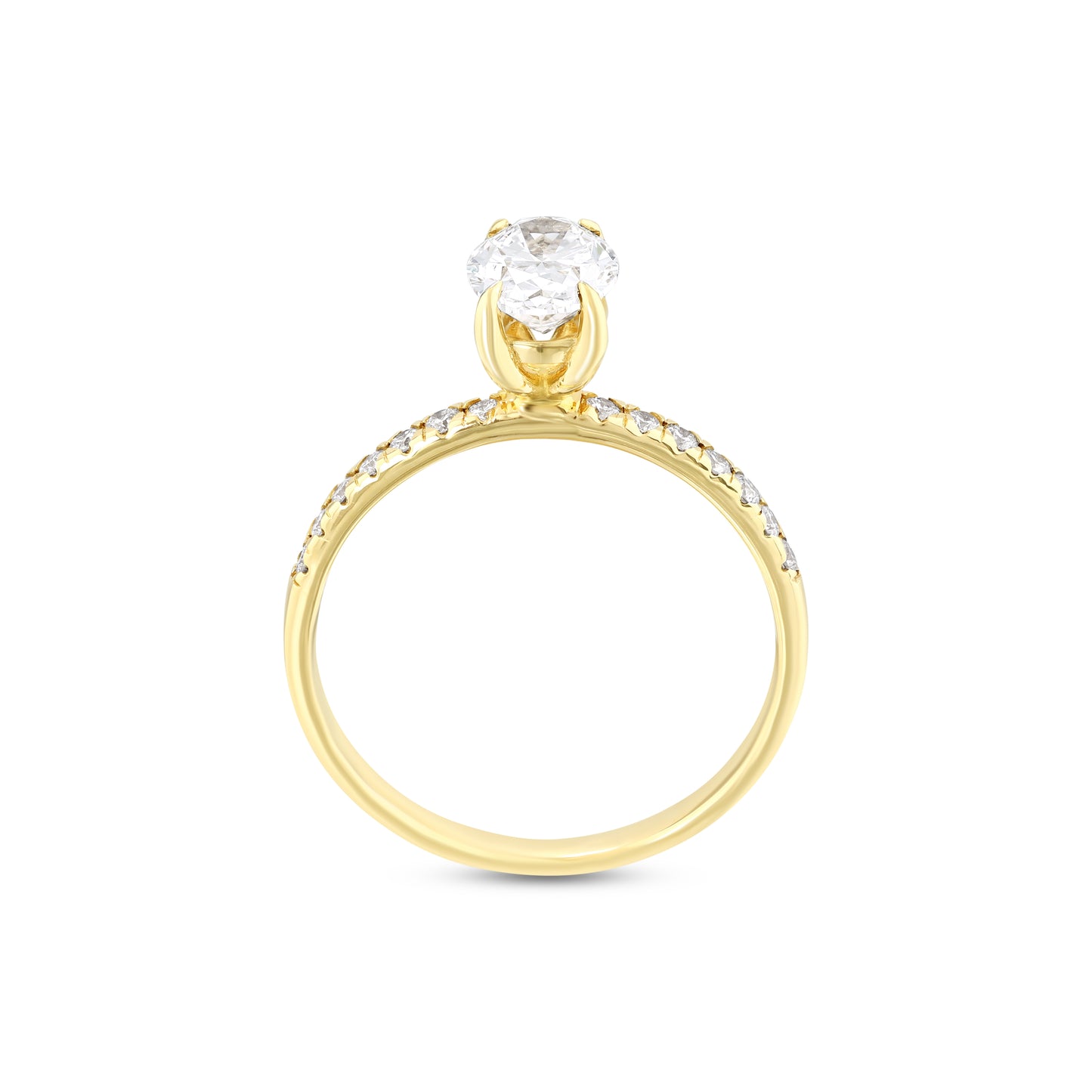 Oval Cut Engagement Ring