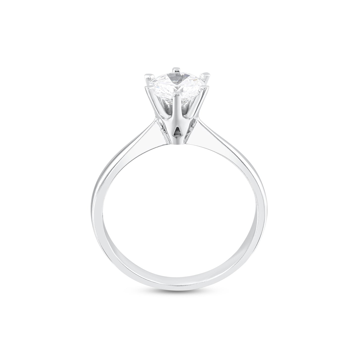 Round Cut Engagement Ring