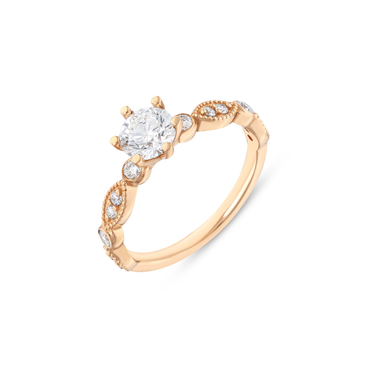 Round Cut Engagement Ring