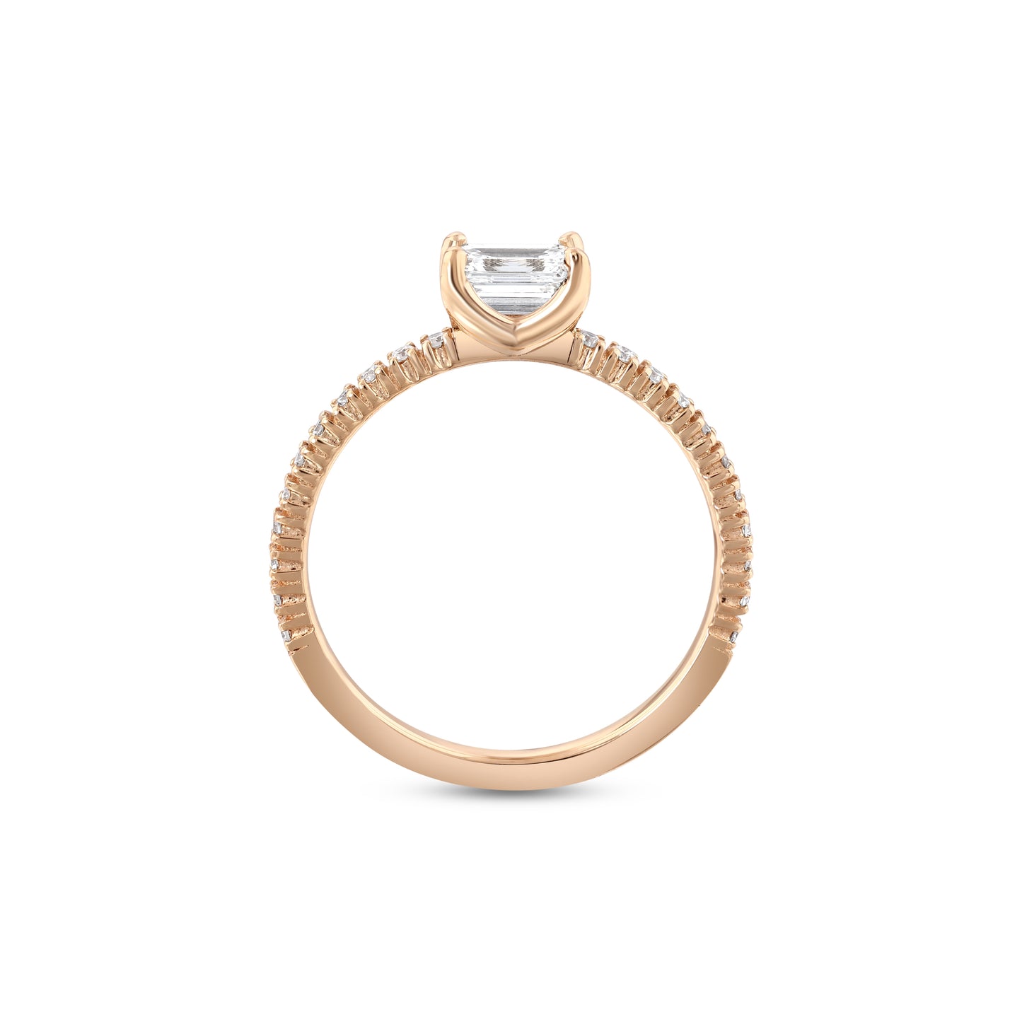 Baguette Cut Engagement Ring