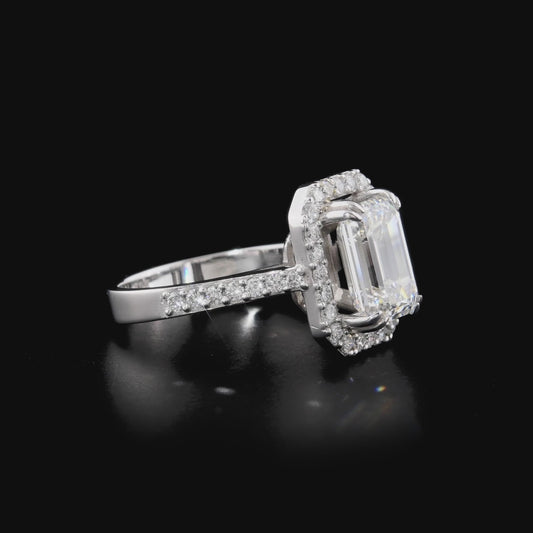 Emerald Cut Engagement Ring