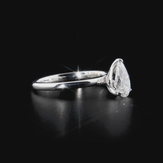 Pear Cut Engagement Ring