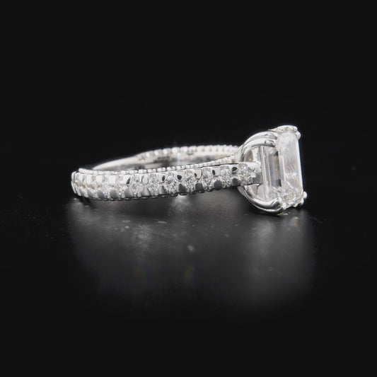 Fine Emerald Cut Engagement Ring